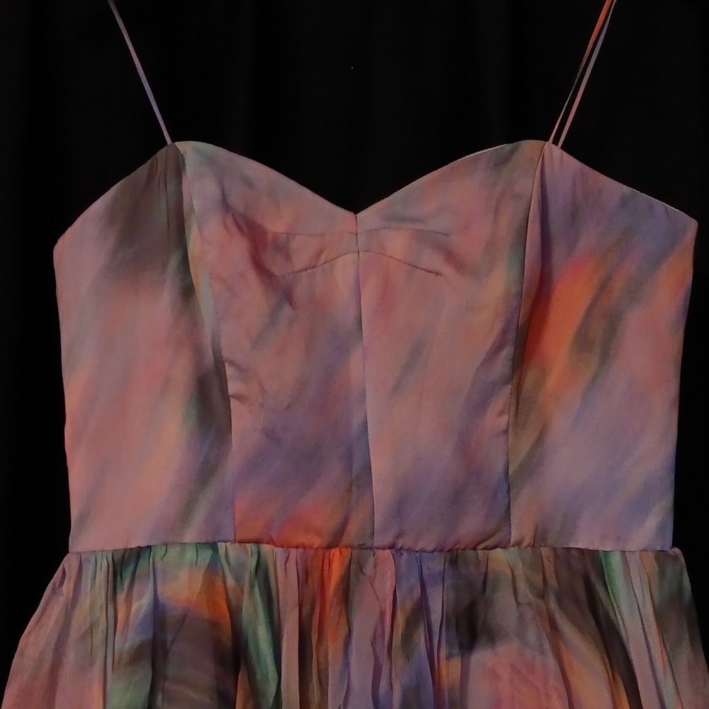 Silk Watercolor Dress - Picture 3 of 8